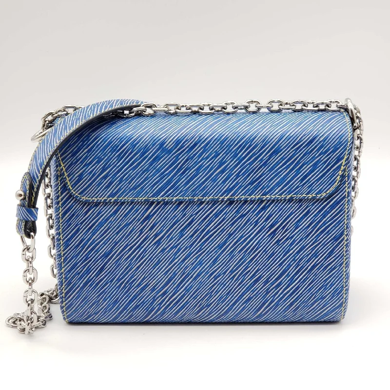 Louis Vuitton bags for holiday celebrationsLouis Vuitton Twist MM Blue Denim Epi Leather Shoulder Bag