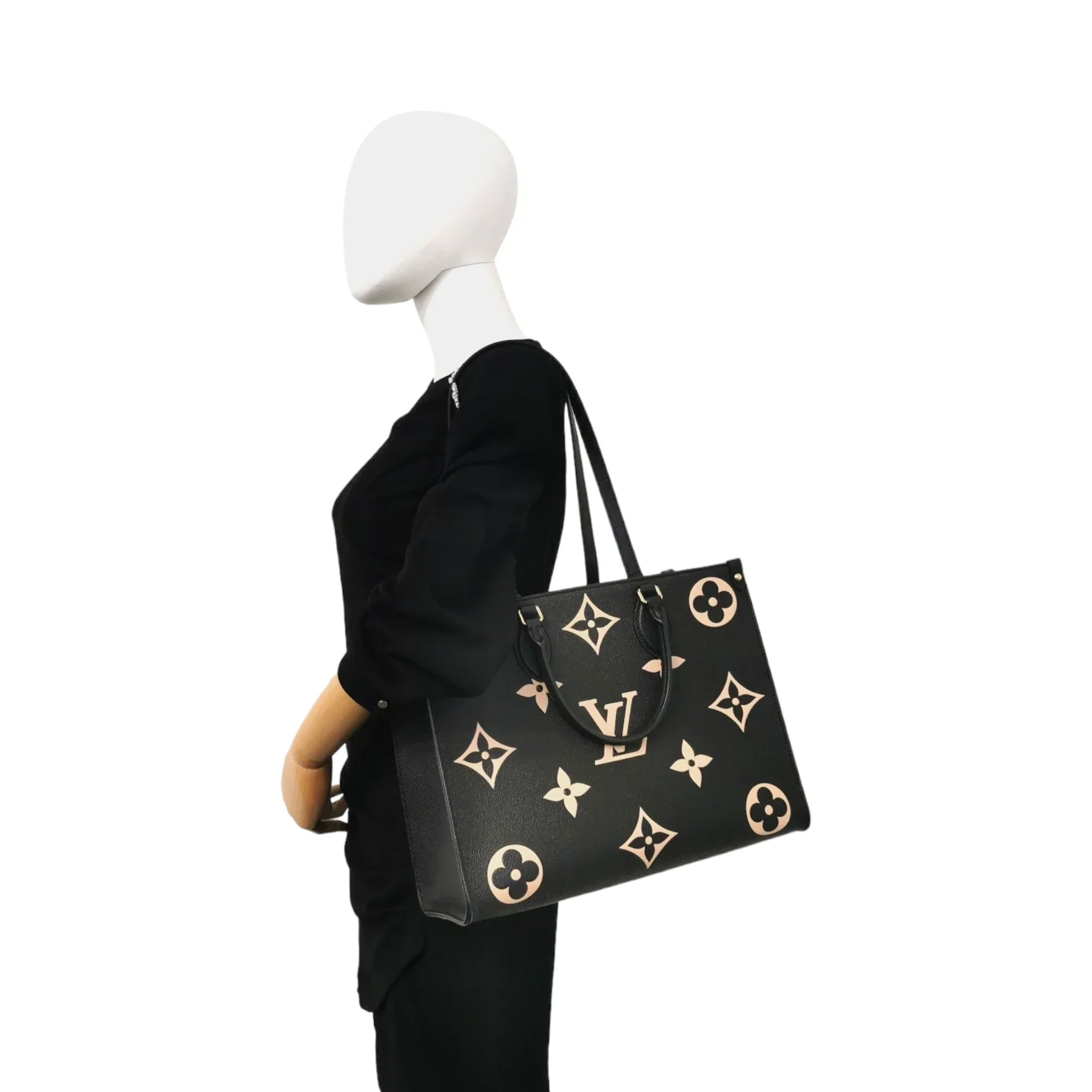 Louis Vuitton bags for eco - friendly consumersLouis Vuitton Onthego MM Bicolor Monogram Empreinte