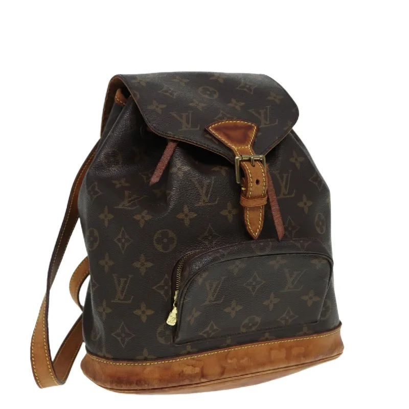 Louis Vuitton bags for accountantsLOUIS VUITTON Monogram Montsouris MM Backpack M51136 LV Auth 87416