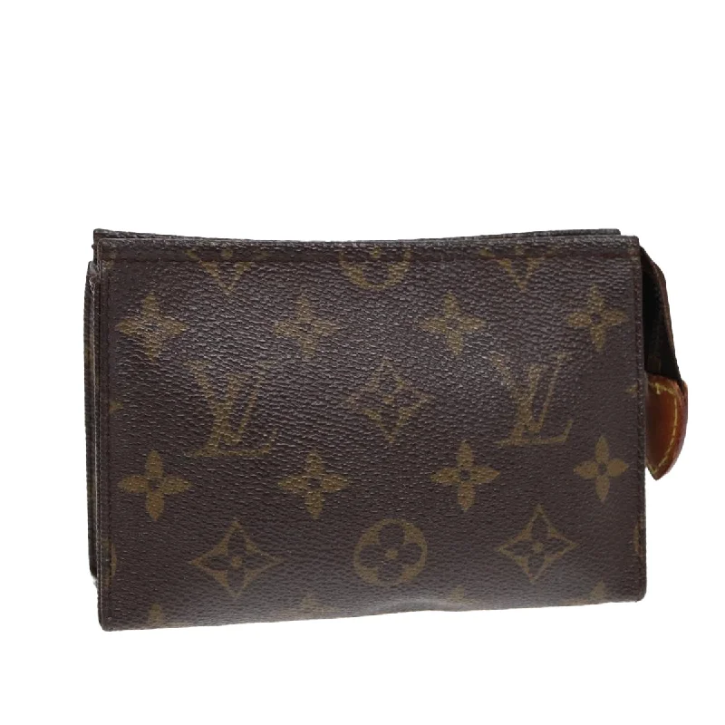 Louis Vuitton bags for high - end shoppersLOUIS VUITTON Monogram Poche Toilette 15 Pouch M47546 LV Auth 87460