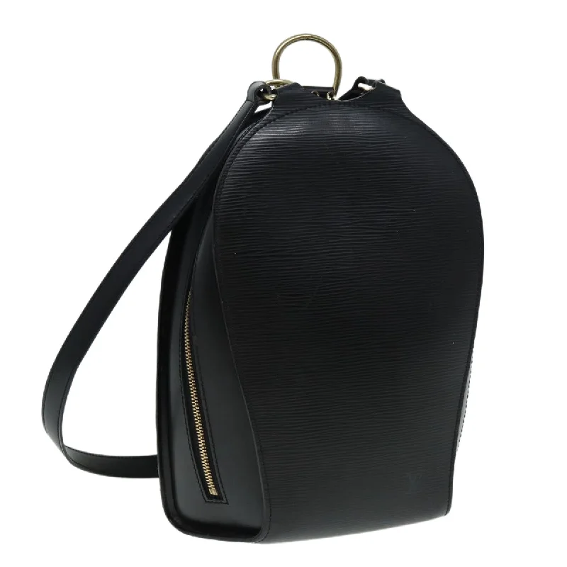 Louis Vuitton bags for twinsLOUIS VUITTON Epi Mabillon Backpack Black M52232 LV Auth 86845