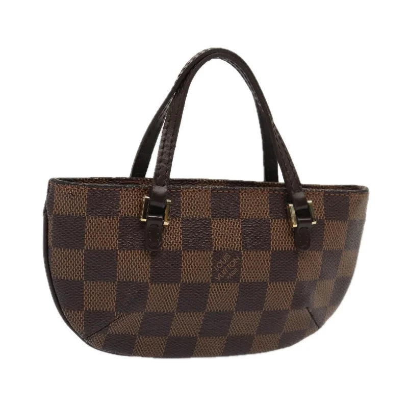 Louis Vuitton bags for group travelersLOUIS VUITTON Damier Ebene Manosque GM Accessory Pouch N51120 LV Auth 87441