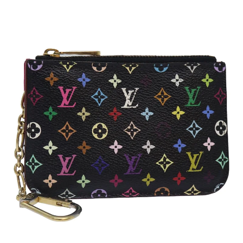 Louis Vuitton bags for photo shootsLOUIS VUITTON Monogram Multicolor Pochette Cles NM Purse Black M93735 Auth 87698