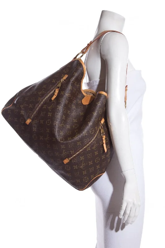 Louis Vuitton bags for luxury enthusiastsLouis Vuitton Brown Monogram Zipper Detail Hobo