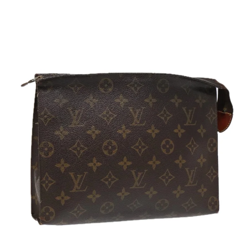 Louis Vuitton bags for stay - at - home momsLOUIS VUITTON Monogram Poche Toilette 26 Pouch M47542 LV Auth 86755