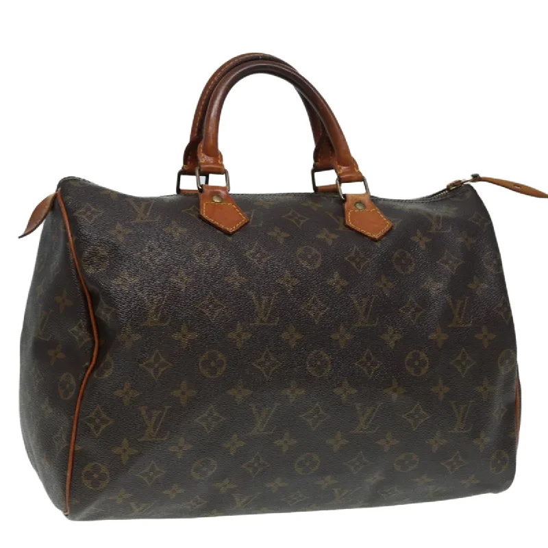 Louis Vuitton bags for singersLOUIS VUITTON Monogram Speedy 35 Hand Bag M41524 LV Auth 73321