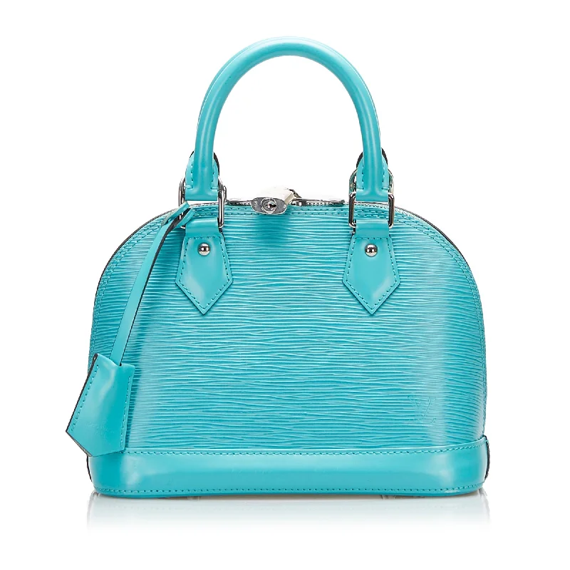 Louis Vuitton bags for stay - at - home dadsLouis Vuitton Alma BB Blue Epi