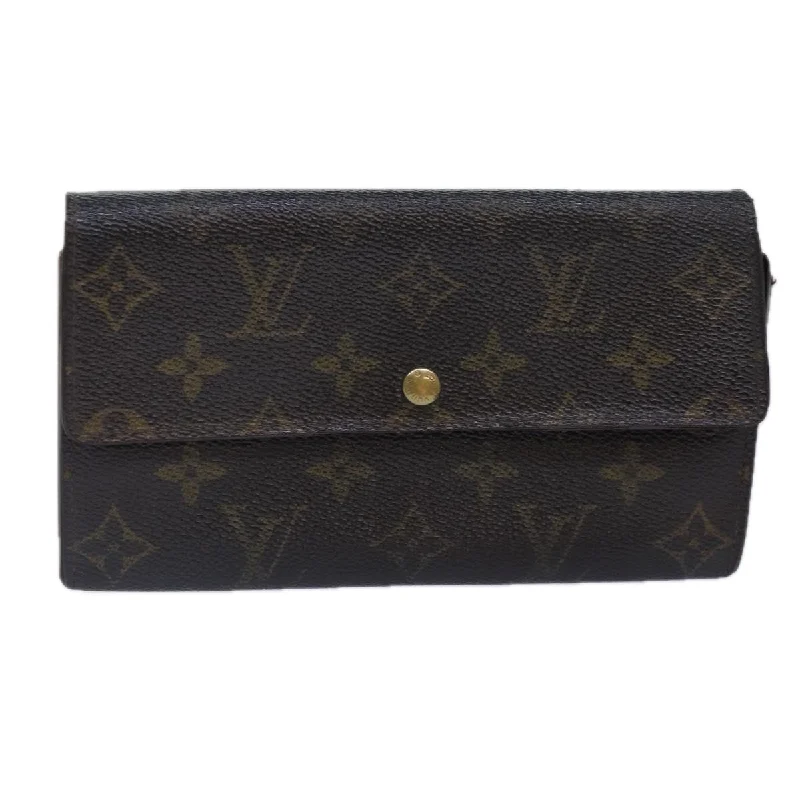 Louis Vuitton bags for teachersLOUIS VUITTON Monogram Pochette Porte Monnaie Credit Wallet M61725 Auth bs16926