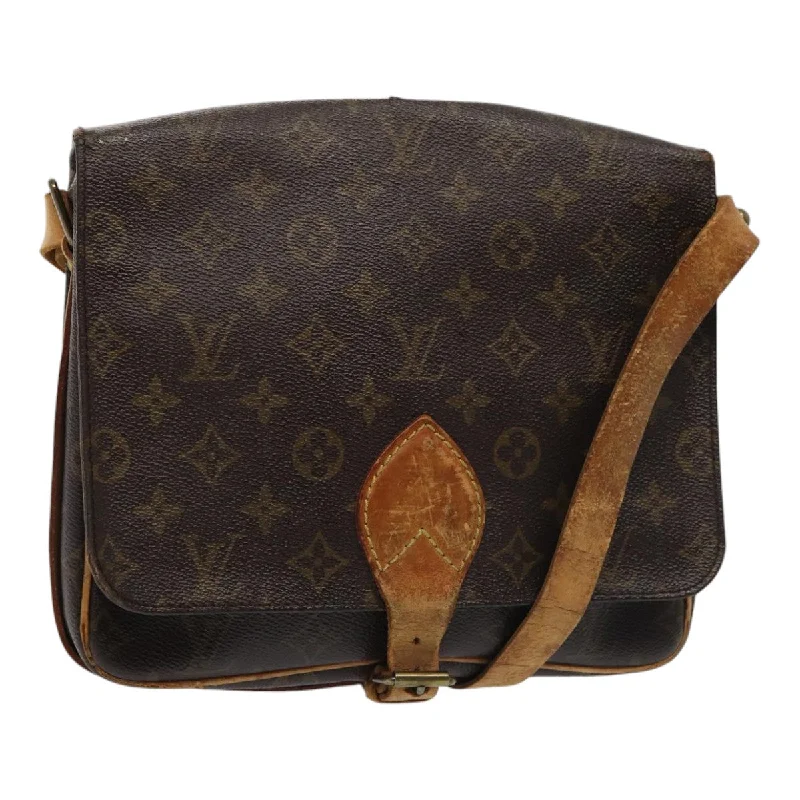 Louis Vuitton bags in classic brown colorLOUIS VUITTON Monogram Cartouchiere GM Shoulder Bag M51252 LV Auth bs17000