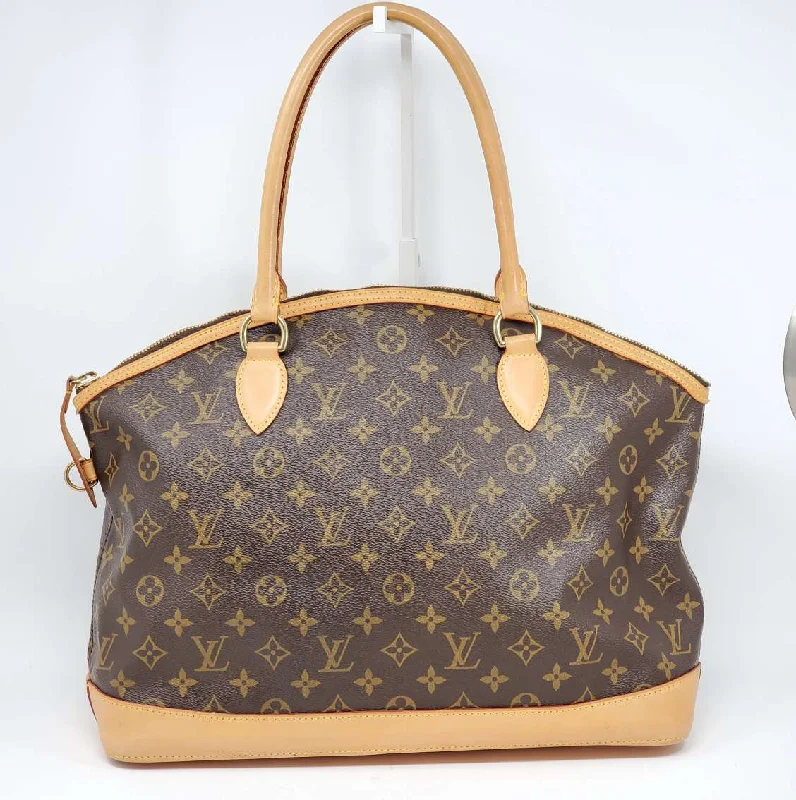 Louis Vuitton bags with spacious interiorsLouis Vuitton Lockit MM Monogram Shoulder Bag