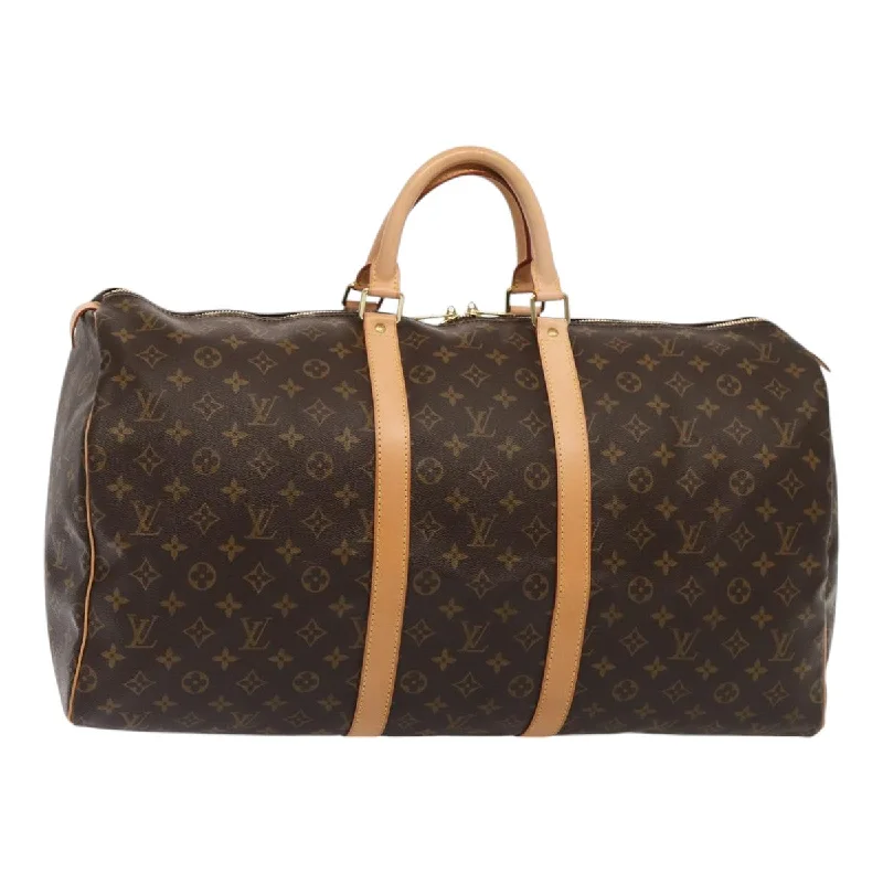 Louis Vuitton bags for summer vacationsLOUIS VUITTON Monogram Keepall 55 Boston Bag M41424 LV Auth 87311A