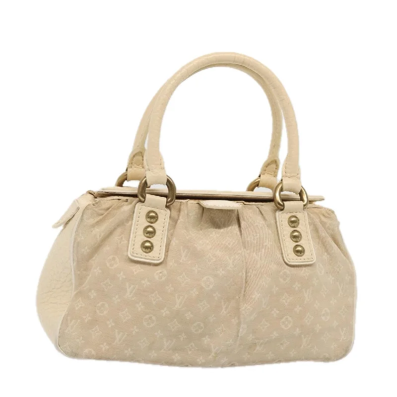 Louis Vuitton bags for pet ownersLOUIS VUITTON Monogram Mini Lin Trapeze PM Hand Bag Gris M40061 LV Auth 86858